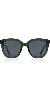 A.KJAERBEDE BILLY DARK GREEN SUNGLASSES