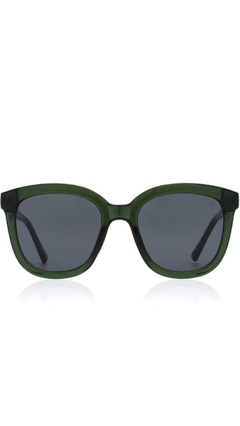 A.KJAERBEDE BILLY DARK GREEN SUNGLASSES