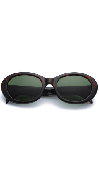 A.KJAERBEDE ANMA DEMI TORTOISE SUNGLASSES