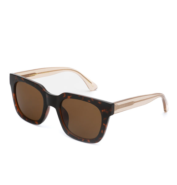 A.KJAERBEDE NANCY DEMI TORTOISE SUNGLASSES