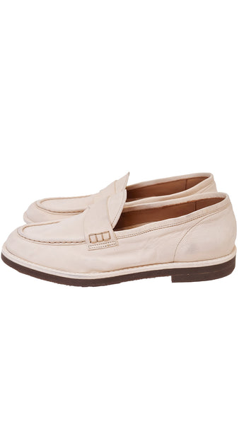 ALBERTO FASCIANI FELICIA MILK LOAFERS