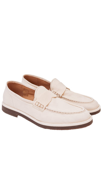 ALBERTO FASCIANI FELICIA MILK LOAFERS