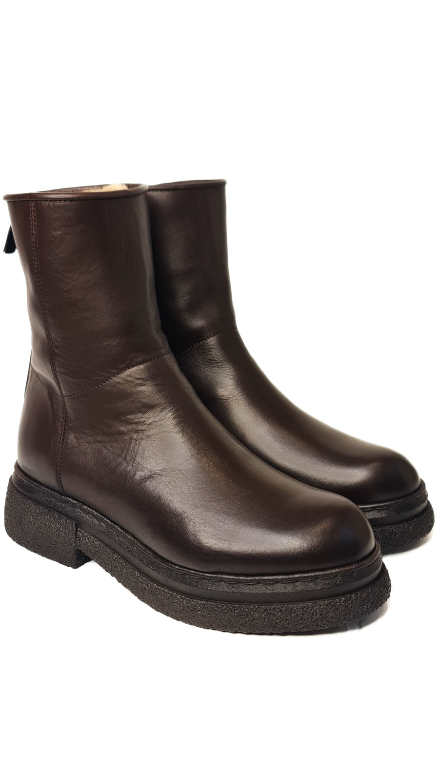 ALBERTO FASCIANI LEATHER ISABEL BOOTS