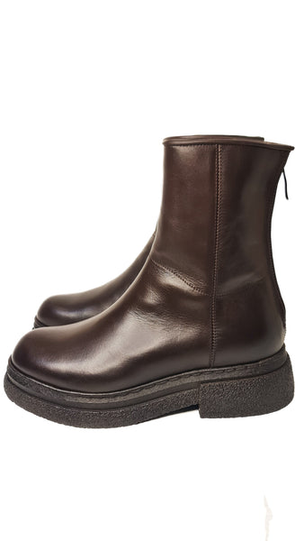 ALBERTO FASCIANI LEATHER ISABEL BOOTS