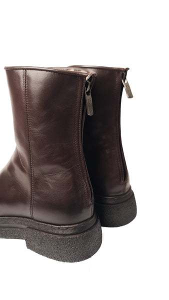 ALBERTO FASCIANI LEATHER ISABEL BOOTS