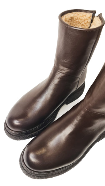 ALBERTO FASCIANI LEATHER ISABEL BOOTS