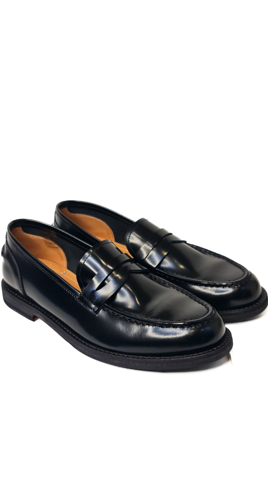 ALBERTO FASCIANI BLACK LOAFERS