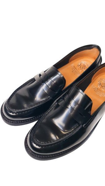 ALBERTO FASCIANI BLACK LOAFERS