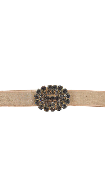 EXQUISITE J GOLD SPARKLE BELT