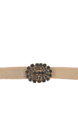 EXQUISITE J GOLD SPARKLE BELT
