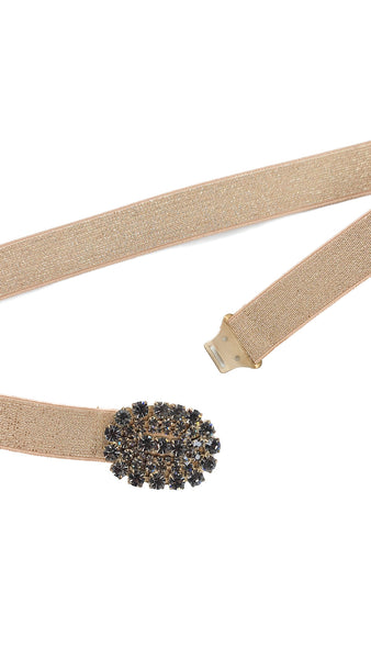 EXQUISITE J GOLD SPARKLE BELT