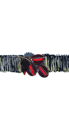 EXQUISITE J BERRY LEAF BELT