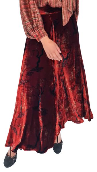 SIYU SAUCE VELVET SKIRT