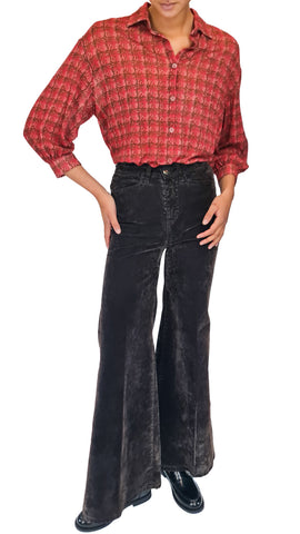 SIYU RED ETAN WOOL SHIRT