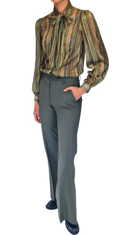 SIYU PLEATS FOREST SHIRT