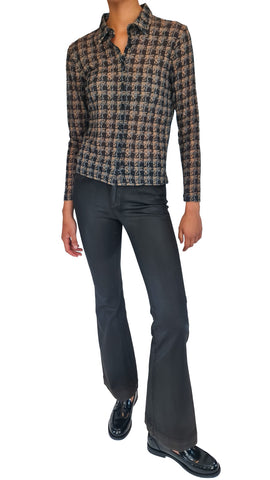 SIYU GREY ETAN WOOL SHIRT