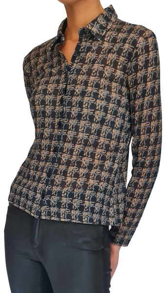 SIYU GREY ETAN WOOL SHIRT