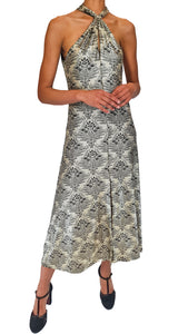 SIYU BOECIO TWIST SEQUIN DRESS