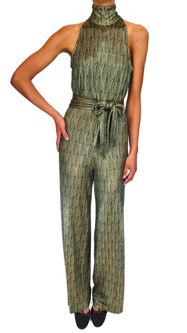 SIYU POE LUREX JUMPSUIT