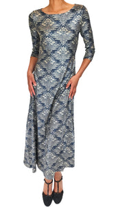 SIYU BLUE BOECIO SEQUIN DRESS