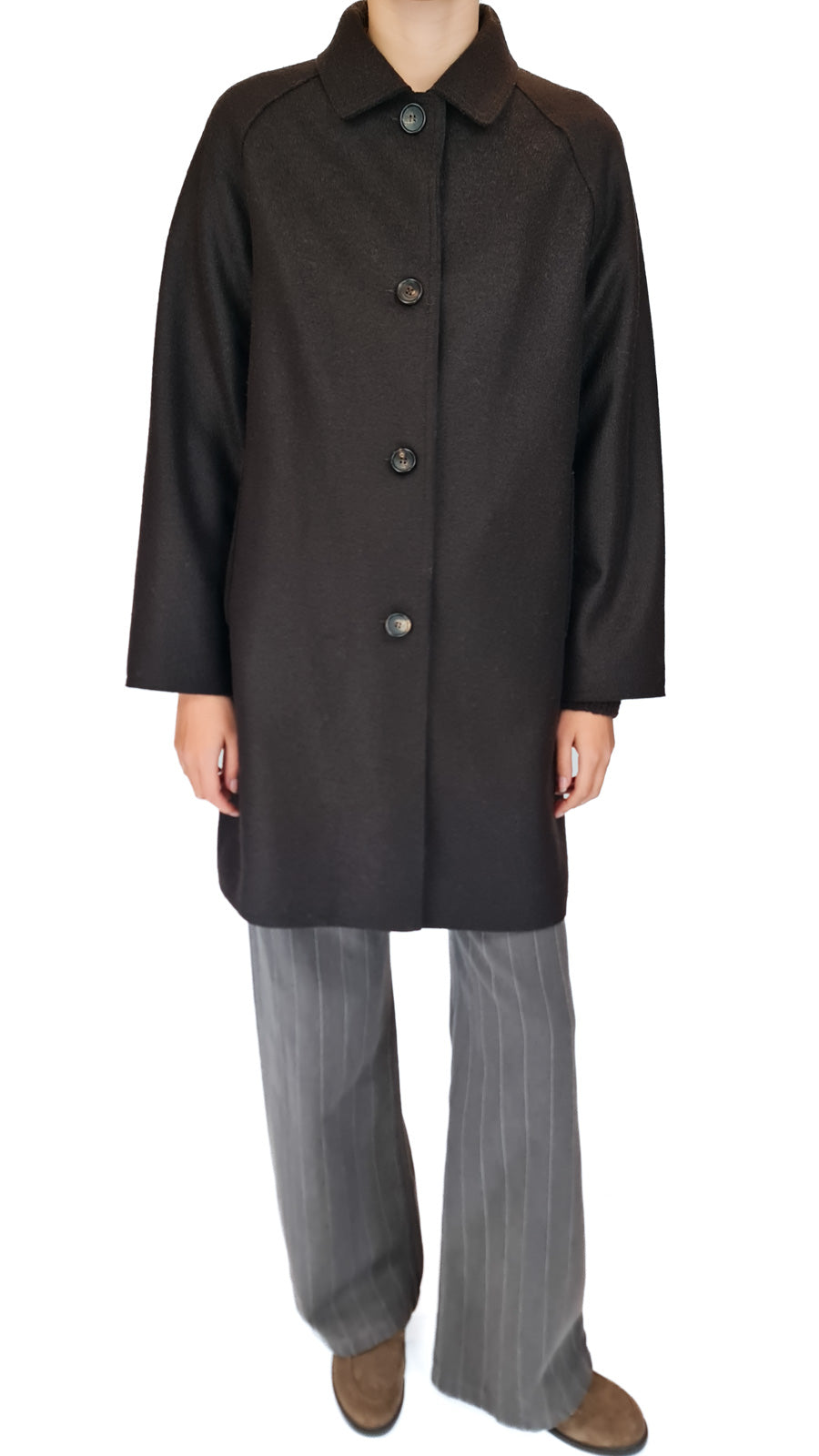 ROSSO 35 CHOC BROWN COAT