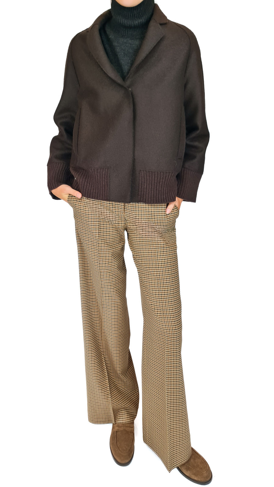 ROSSO35 CHOC BROWN BOMBER