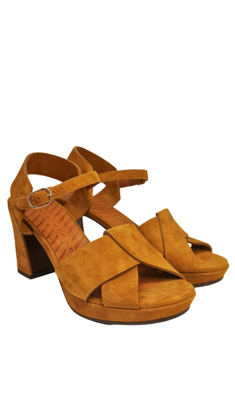 CHIE MIHARA KIELA COGNAC HEELS