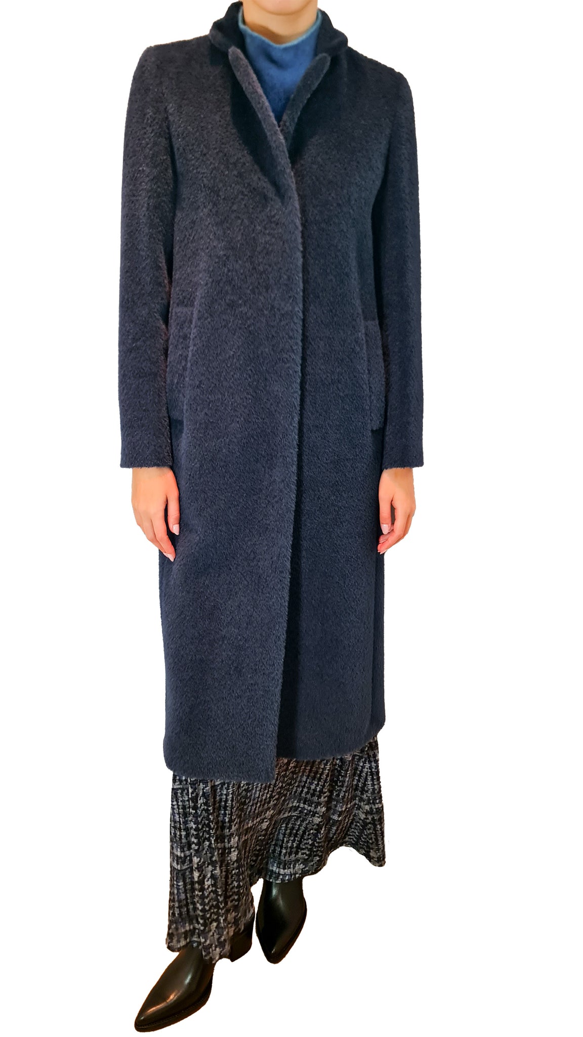 CINZIA ROCCA INK ALPACA COAT