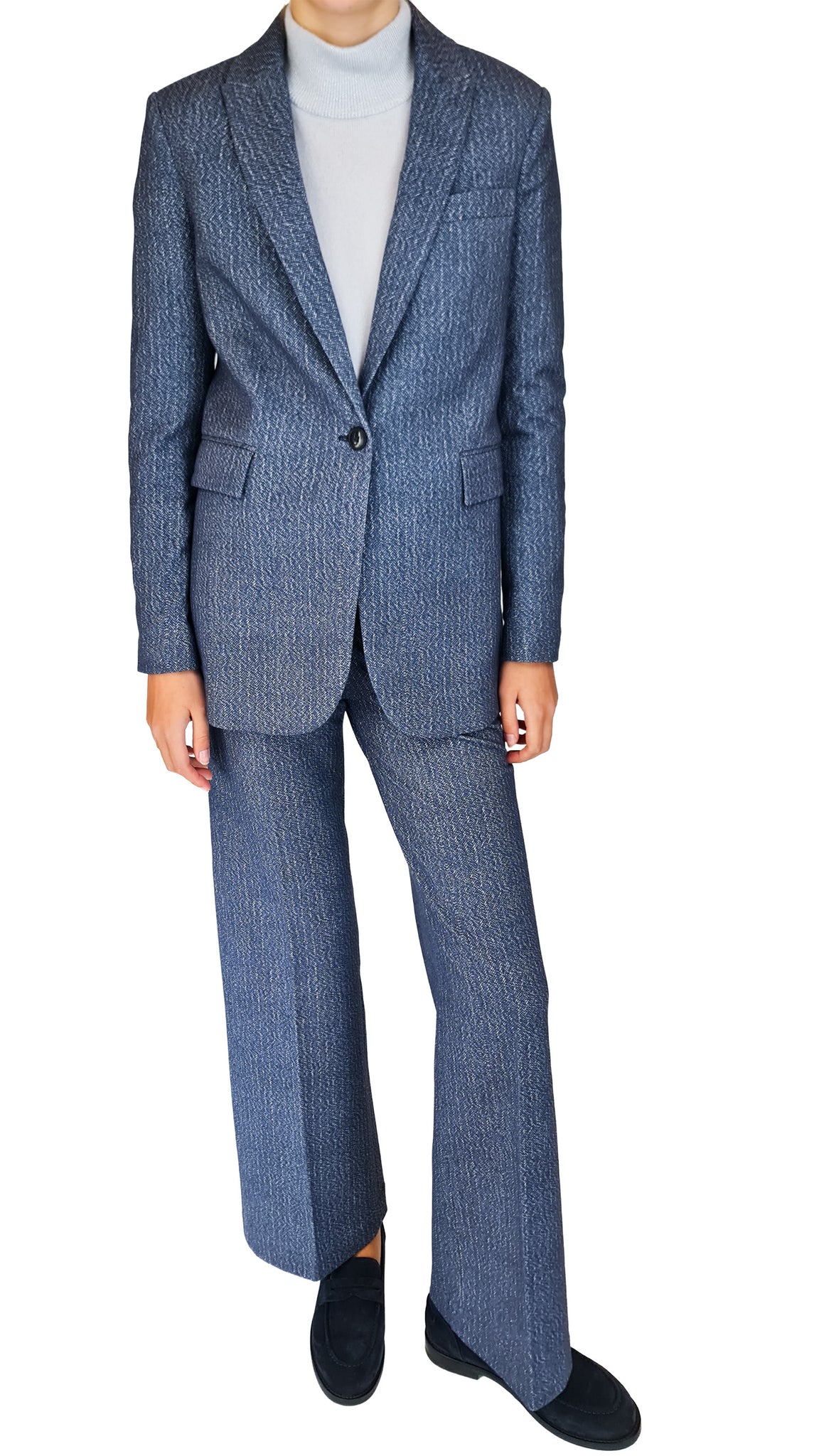 CIRCOLO BLU FLEECE BLAZER