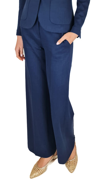 CIRCOLO MARINE LINEN TROUSERS