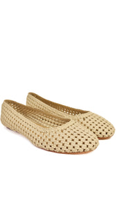 DRAGON DIFFUSION FLOWER OFF WHITE BALLERINAS