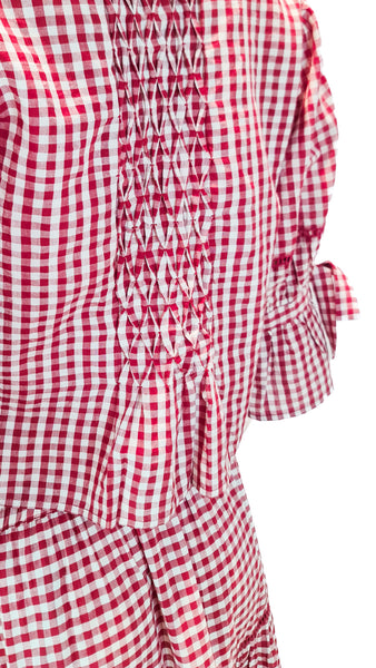 SEEMA KAHAI ANAIS RED BLOUSE