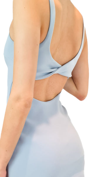 BEC + BRIDGE REINA DUSTY BLUE DRESS