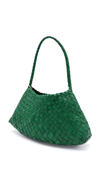 DRAGON DIFFUSION ROSANNA PARROT GREEN BAG