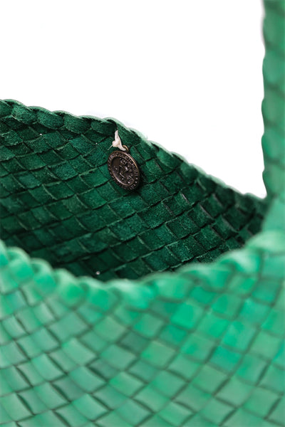DRAGON DIFFUSION ROSANNA PARROT GREEN BAG