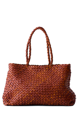 DRAGON DIFFUSION VINTAGE MESH TAN BAG