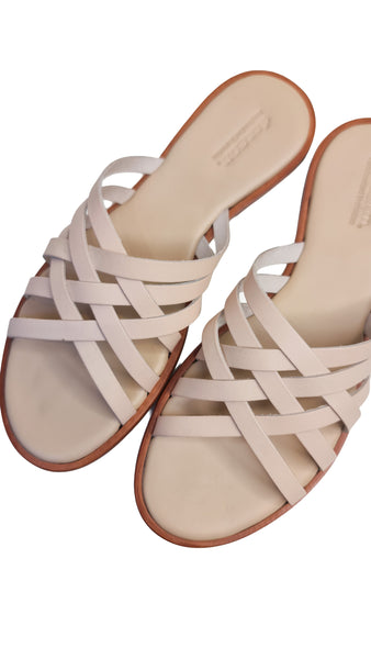 DRAGON DIFFUSION 3 CROSS NATURAL SANDALS
