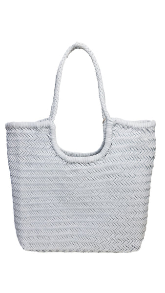 DRAGON DIFFUSION NS DIAGONAL WHITE BAG