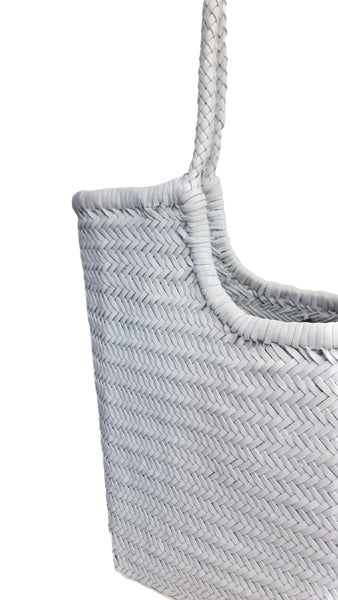DRAGON DIFFUSION NS DIAGONAL WHITE BAG