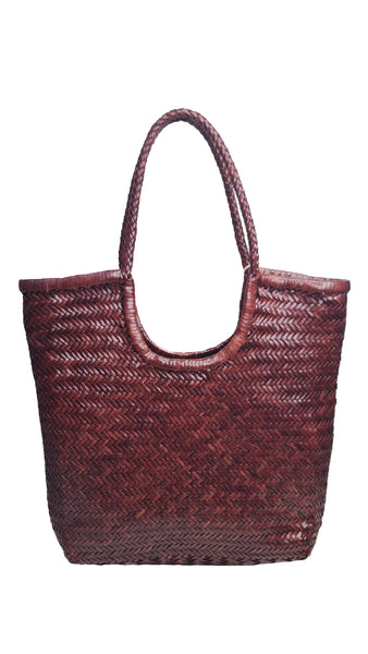 DRAGON DIFFUSION NS DIAGONAL BRUCIATO BAG
