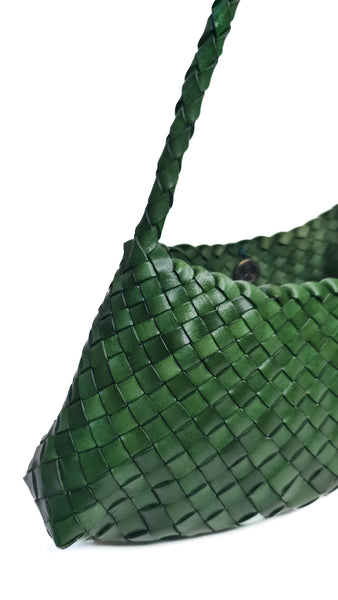DRAGON DIFFUSION ROSANNA LEAF GREEN BAG