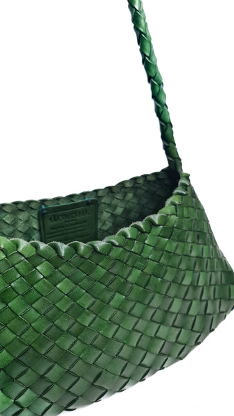 DRAGON DIFFUSION ROSANNA LEAF GREEN BAG