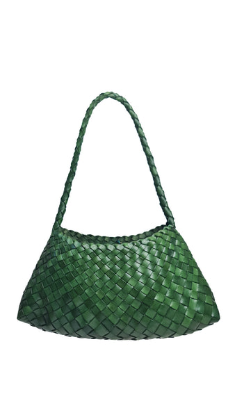 DRAGON DIFFUSION ROSANNA LEAF GREEN BAG