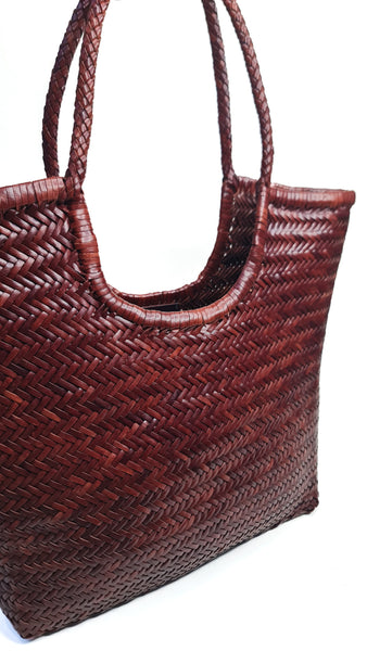 DRAGON DIFFUSION NS DIAGONAL BRUCIATO BAG