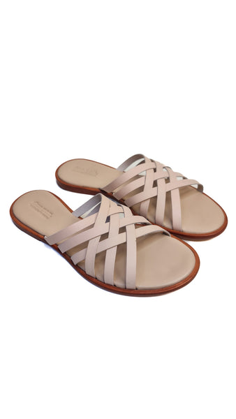 DRAGON DIFFUSION 3 CROSS NATURAL SANDALS