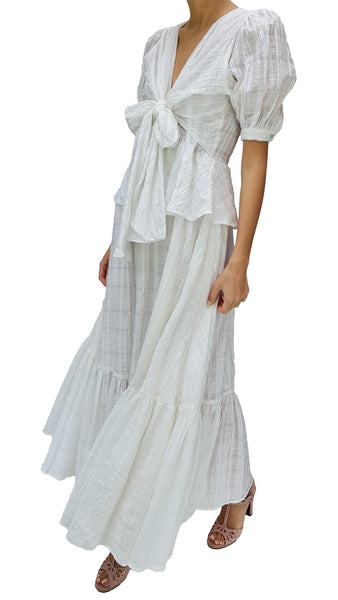 EVARAE WHITE AMBER DRESS