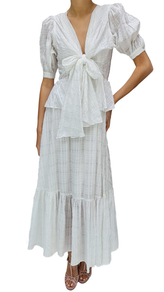 EVARAE WHITE AMBER DRESS