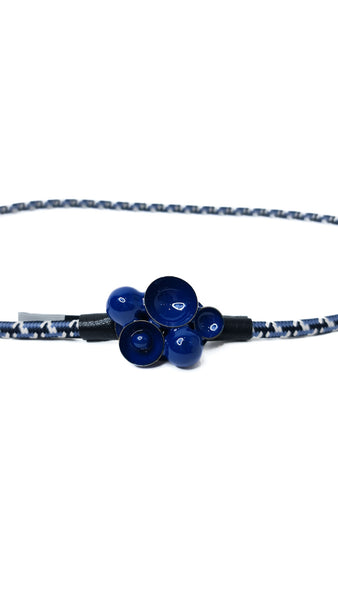 EXQUISITE J BLUE NAVY BELT