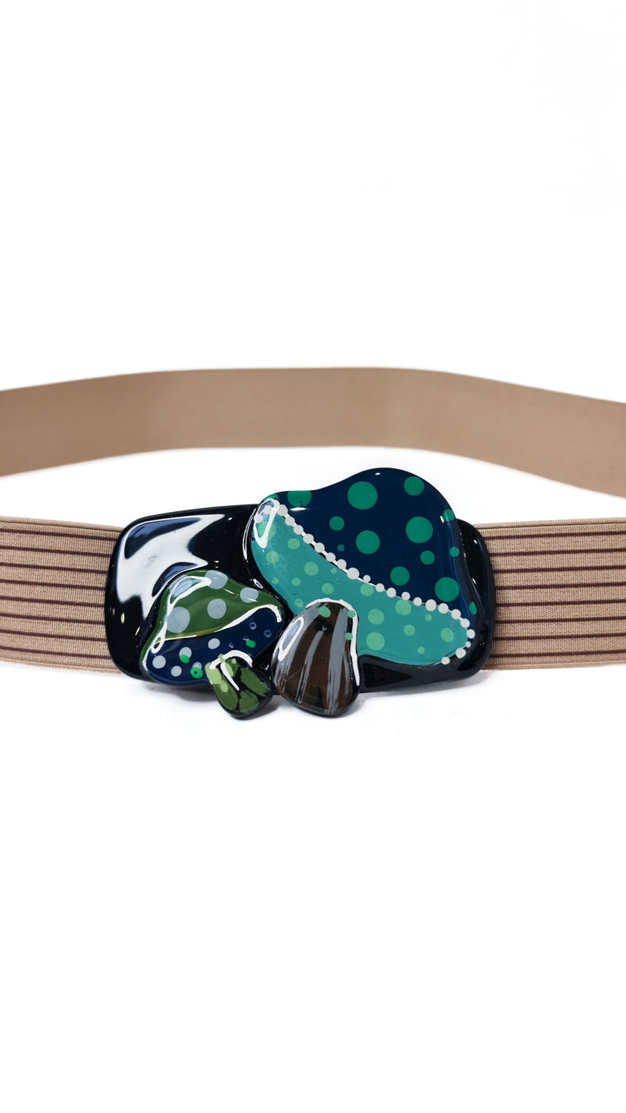 EXQUISITE J GREEN MUSHROOM BELT