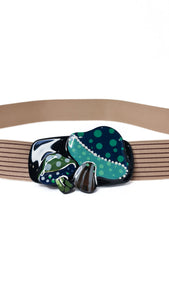 EXQUISITE J GREEN MUSHROOM BELT